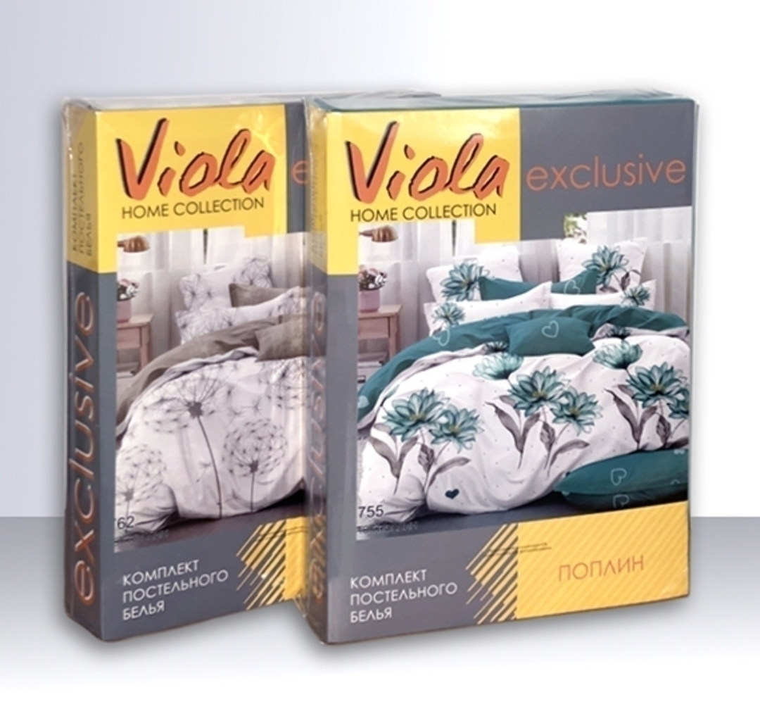 КПБ евро поплин Exclusive Viola <ПВ16-1316>
