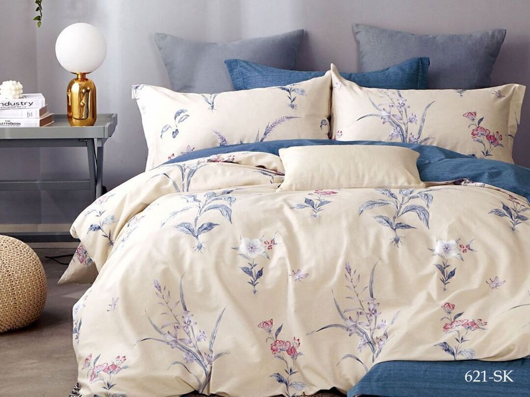 КПБ евро сатин в коробке Satin de Luxe SK Клео <621-SK>