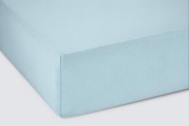 Простыня трикотажная 60*120*20 на резинке Экотекс Скидка 10% <60*120*20, голубой детское>
