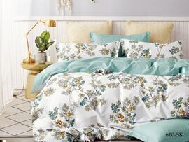 КПБ евро сатин в коробке Satin de Luxe SK Клео <610-SK>